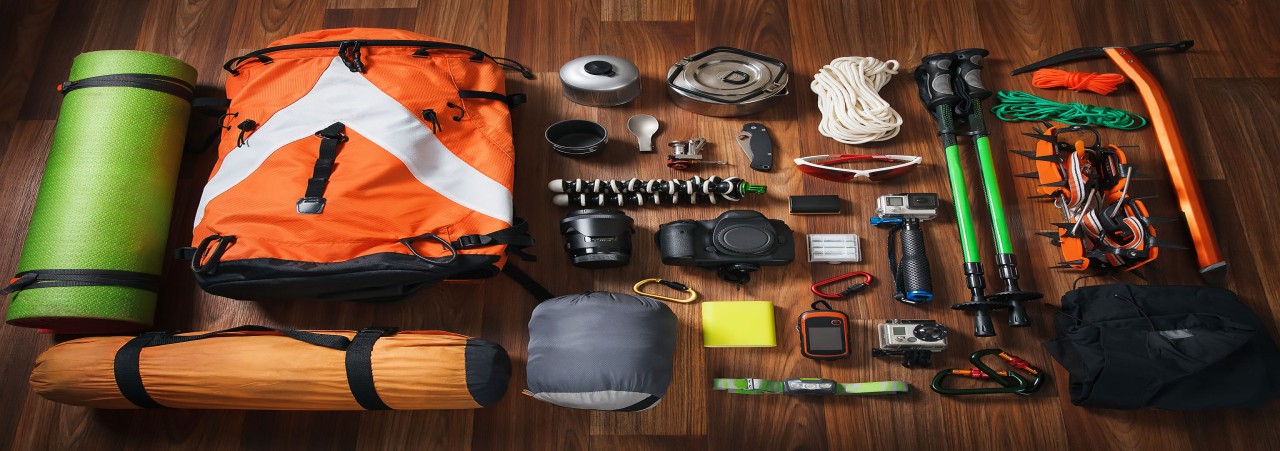 An example of a prepared backpack and all of the things contained within - Don't Love it to Death