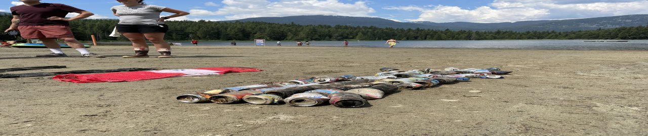 A pile of garbage retrieved from Lost Lake